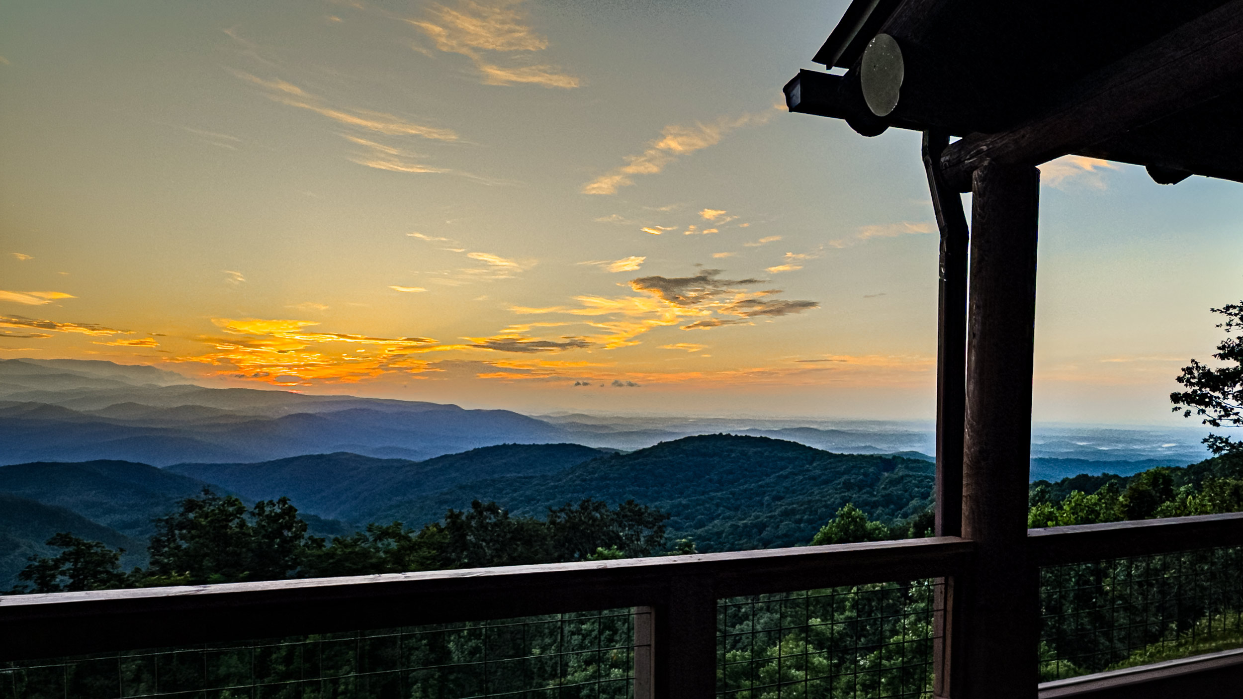 039 2026 07 19 blue ridge cabin deck sunrise view